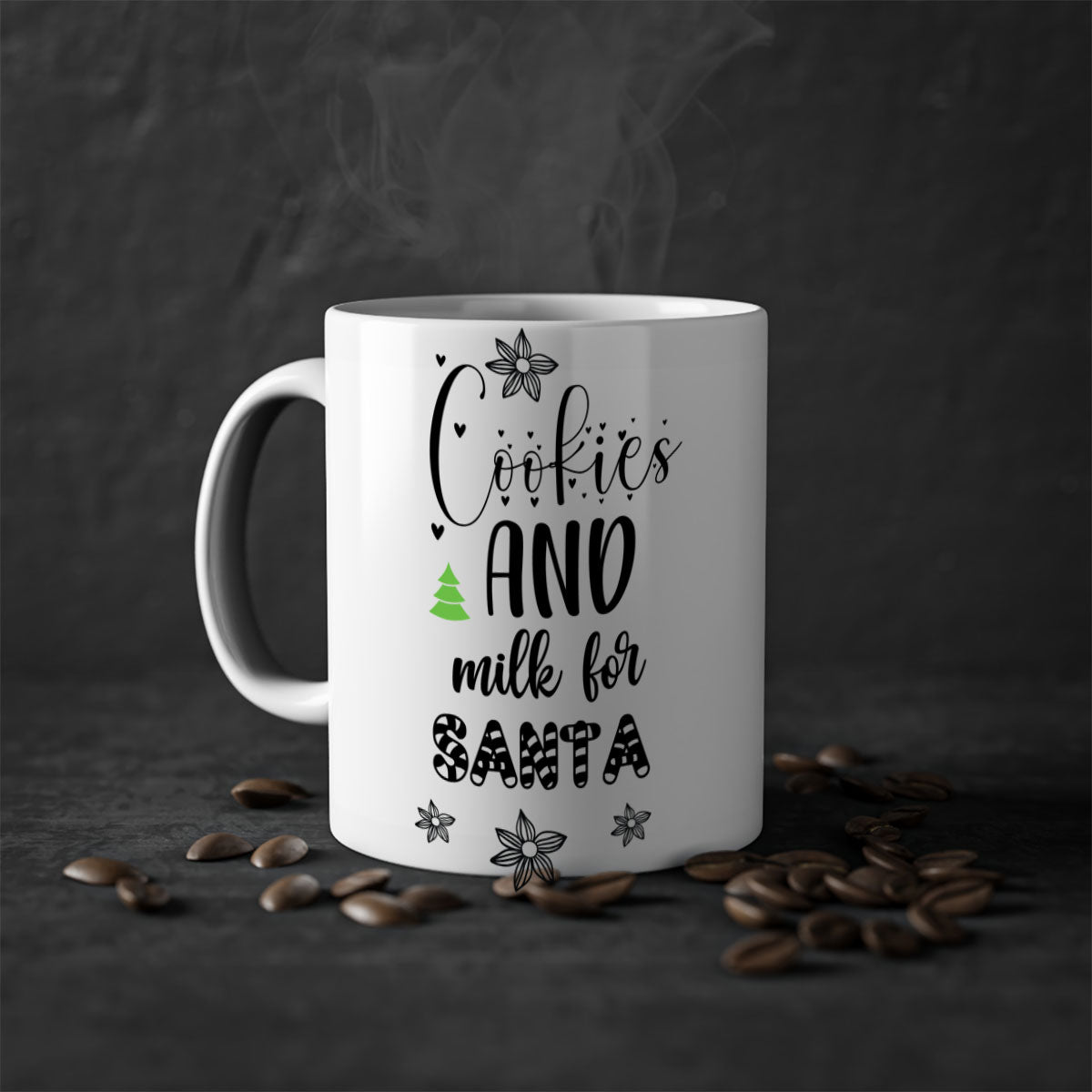 cookies and milk for santa style 137#- christmas-Mug / Coffee Cup